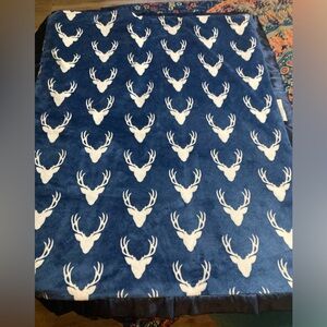 Minky Couture baby blanket 30”x36”